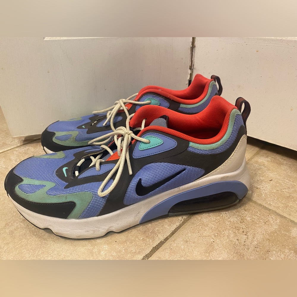 Nike Blue and Red Sneakers